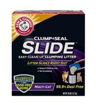 Arm &amp; Hammer 94188 SLIDE Easy Clean-Up Clumping 28 Pounds Box Multi-Cat ... - £37.94 GBP
