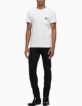 *Calvin Klein Jeans Men&#39;s Monogram Pocket T-SHIRT SIZE L - $23.36