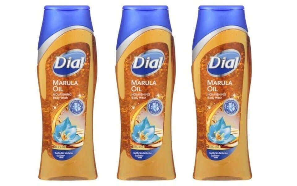 Primary image for Brand New! Dial Marula Oil Moisturizing Body Wash 21 Oz (Pack of 3)
