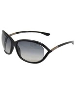 Tom Ford JENNIFER 008 01B Shiny Black / Gray Gradient Sunglasses TF008 0... - £165.79 GBP