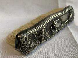 Antique American Silver Plate Co Hair Brush Vanity Dressing Table Grooming Item - £31.57 GBP