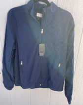 Greg Norman Weather Full zip 2XL NWT Navy zippered front pockets - £35.55 GBP