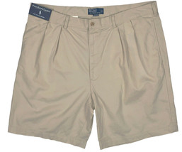 New Polo Ralph Lauren Chino Shorts!  Tan  Tyler Style  Pleated Front - $44.99