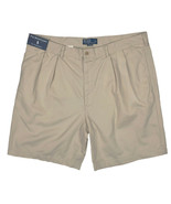 New Polo Ralph Lauren Chino Shorts!  Size 30  Tan  Tyler Style  Pleated ... - $61.53 CAD