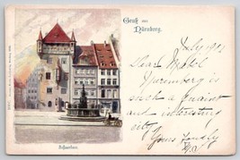 Gruss aus Nurnberg Naffauerhaus 1902 Germany Postcard F39 - £4.58 GBP