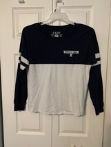 Exist Black &amp; White Varsity Style Washington DC Long Sleeve Shirt Jr&#39;s S... - £10.98 GBP