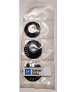 NOS GM Dash Indicator Cover Set of 3 Switch Labels - $24.74