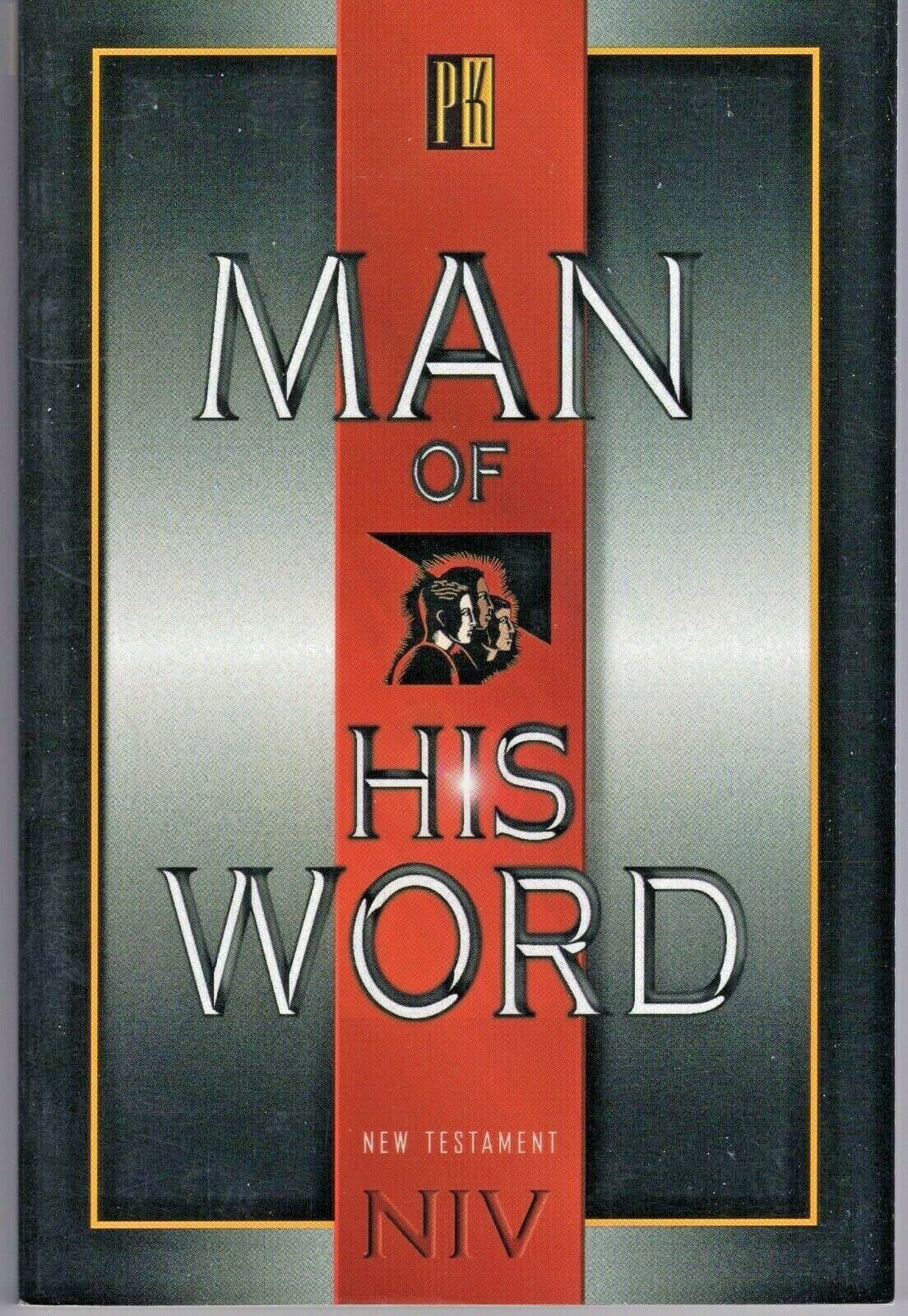 New Testament Niv Man of His Word ~International Bible Society - $7.27