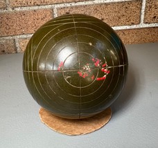 Vintage Sportcraft replacement bocce ball green circle pattern 4.5” - $15.95