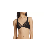 Spanx Bra-llelujah Illusion Lace Full Coverage Black 32C Front Closure N... - $32.66