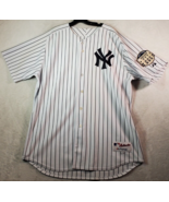 Yankees Jersey Men Size 52 Baseball Majestic Stripe Jeter RARE Old Stadi... - £108.35 GBP