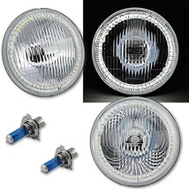 Octane Lighting 7 Inch SMD White Stock LED Halo Angel Eye H4 Headlamp Headlight  - $118.75