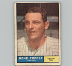 1961 Topps Baseball Gene Freese #175 Cincinnati Reds - $3.05