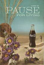 Pause for Living Summer 1961 Vintage Coca Cola Booklet Picnic Barbecue More - $9.89
