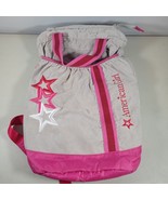 Vintage American Girl Doll Carrier Corduroy Gray and Pink Retired - £14.99 GBP