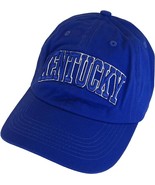 Kentucky Buckle Back Adjustable Cotton Baseball Cap (Royal/Royal Script) - $27.28 CAD