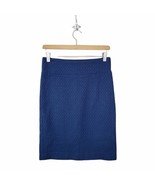 Stitch Fix Margaret M | Christiana Navy Blue Textured Pencil Skirt, size... - £27.02 GBP