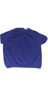 Rich&#39;s Department Store Wool Women&#39;&#39;s Short Sleeve Navy Top Sweater Size... - $20.89
