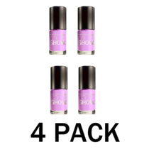 4 PACK Maybelline Color Show Nail Lacquer Lust For Lilac Chip Free Easy Flow - $10.88