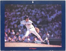 Boston Red Sox Al Nipper And Fenway Park Aerial View 1985 Pinup Photos - £1.56 GBP