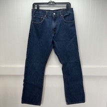 Levis 517 Jeans Mens 31x29 Blue Bootcut Denim Dark 100% Cotton Tag31x30 *Flaw - £15.26 GBP