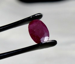 Natural Red Untreated Ruby Oval Cut 2.19 Carats Astrology Gemstone Ring Pendant - £59.77 GBP