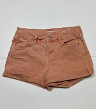 Old Navy Boyfriend Peach Jean Shorts Women Size 4 (Measure 28x2) - £9.11 GBP