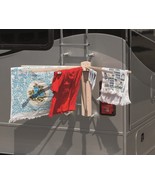 8 ARM CAMPER RV LAUNDRY DRYING RACK - Handmade Camping Clothes Hanger USA - $1,809.22 MXN