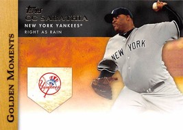 2012 Topps Golden Moments #GM31 CC Sabathia New York Yankees - £0.66 GBP