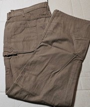 Dickies Carpenter Pants Relaxed Fit Duck Canvas Straight Leg Sanded Mens 42x32 - $20.20