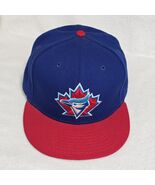 VTG Toronto Blue Jays New Era 59Fifty Fitted On Field Wool Cap Hat Men&#39;s... - $66.91 CAD