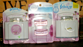 (4) Febreze Set &amp; Refresh SPRING &amp; RENEWAL refills fit Small Spaces - £27.45 GBP