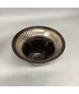 Handmade Pottery Medium Sized Geometric Shape Bowl - 8.5”D - Signed On Base - $234.28 MXN