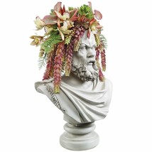 Socrates Greek Philosopher Bust Planter 17&quot; - £80.99 GBP