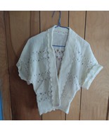 1940s Hand Knitted Crocheted Cardigan Ladies Sweater ESTATE ATTIC TRUNK ... - €39,48 EUR