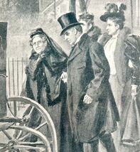 President McKinley Leaving Canton For Inauguration 1901 Victorian Print ... - $24.99