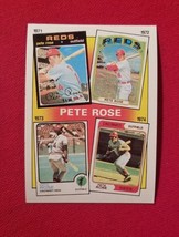 1986 Topps Pete Rose 1971-1974 #4 Cincinnati Reds FREE SHIPPING - £1.54 GBP