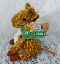 GAC Bean Sprouts Giraffe STRETCH Great American Fun 7&quot; Plush Stuffed Bea... - £10.54 GBP