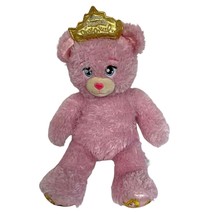 Build A Bear BAB Disney Princess Pink Plush with Tiara 17&quot; - £17.57 GBP