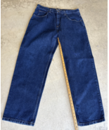 Vintage Anchor Blue Big Baggy Jeans 36x 32 - $93.42 CAD