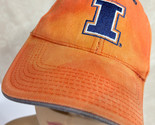 Illinois Fighting Illini NCAA Discolored Adjustable Baseball Cap Hat - £11.47 GBP