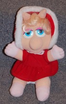 Vintage 1987 Jim Henson Muppet Babies Baby Miss Piggy Stuffed Plush Toy - £19.97 GBP