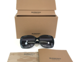 Burberry Sunglasses B 4160 3433/8G Black Brown Nova Check Frames Gray Le... - $121.33