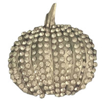 Tahari Napkin Rings Rhinestone Silver Pumpkins Set Of 4 Thanksgiving Fal... - $36.62