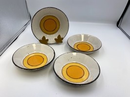 4 Piece Lot Midwinter Stonehenge SUN 1 x Cereal and 3 x Fruit Bowls - $149.99