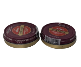 2X KIWI Restore and Protect Cordovan Leather Tins 1.125 oz  ea - $22.50