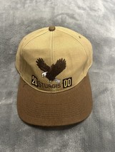 Sturgis 2000 Hat Cap Strap Back Tan Brown Baseball One Size Logo Eagle - £12.04 GBP
