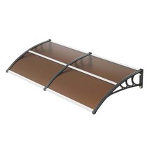 Window Door Awning Canopy 80&quot; x 40&quot;, UPF 50+ Polycarbonate Entry Door Ou... - $113.98