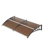 Window Door Awning Canopy 80&quot; x 40&quot;, UPF 50+ Polycarbonate Entry Door Ou... - $156.32 CAD