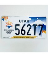 2002 United States Utah Olympic Winter Games Passenger License Plate 562T7 - £20.35 GBP